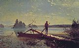 Winslow Homer Canvas Paintings - An Adirondack Lake